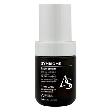Біотичний крем для чутливої шкіри обличчя SYMBIOME Face Cream (SPF 10) AS00027 фото