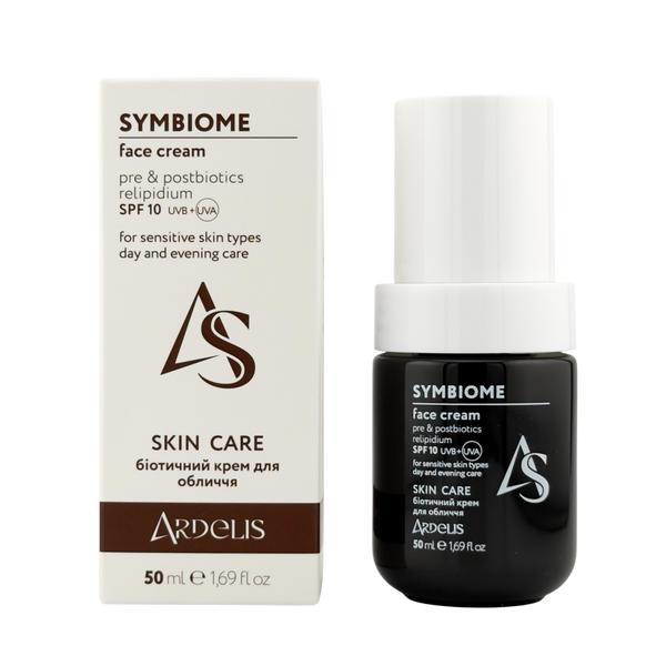 Біотичний крем для чутливої шкіри обличчя SYMBIOME Face Cream (SPF 10) AS00027 фото